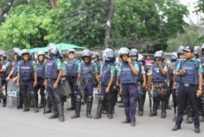 যুবলীগের মহাসমাবেশকে ঘিরে ব্যাপক নিরাপত্তা