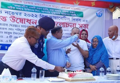 নোয়াখালীতে বিশ্ব ডায়াবেটিস দিবস পালিত