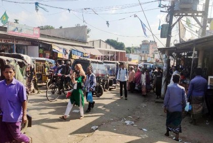 হবিগঞ্জে ২০ অবৈধ স্থাপনা উচ্ছেদ