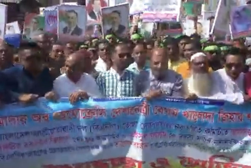 ভোলায় বিএনপির আনন্দ মিছিলে এসে অসুস্থ হয়ে কর্মীর মৃত্যু