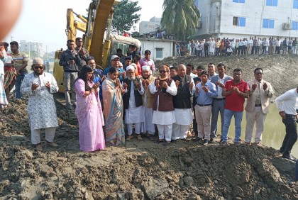 ৬৩ বছর পর প্রাণ ফিরল বঙ্গবন্ধুর স্মৃতি বিজড়িত পাঁচুড়িয়া খালের 
