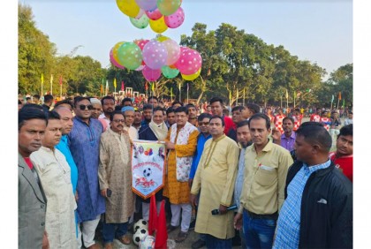দিনাজপুরে ফুটবল টুর্নামেন্ট উদ্বোধন