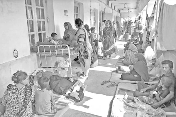 বেড়েছে শীতজনিত রোগী হাসপাতালে শয্যা সংকট