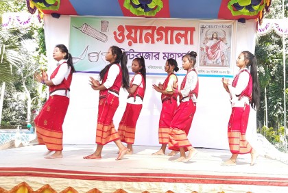 ঝিনাইগাতীতে পালিত হলো গারো সম্প্রদায়ের ওয়ানগালা উৎসব 