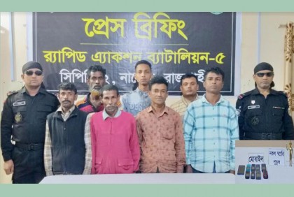 নকল স্বর্ণের মূর্তি বিক্রির অভিযোগ, গ্রেফতার ৭