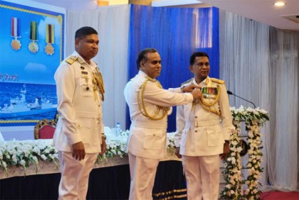 ‘অসামান্য সেবা পদকে’ ভূষিত হলেন রিয়ার অ্যাডমিরাল মোহাম্মদ সোহায়েল

