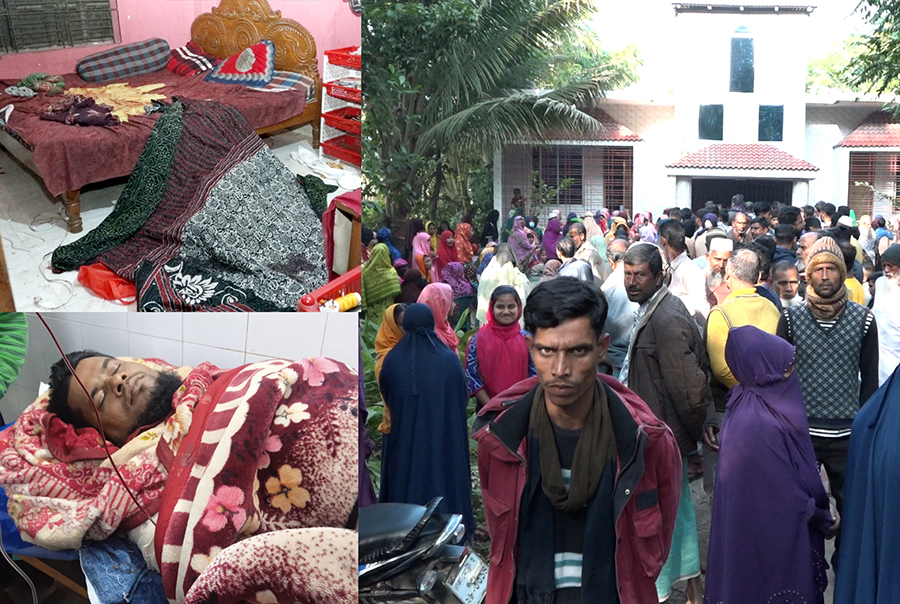নারীকে গলাকেটে হত্যা, আহত স্বামীকে হাত-পা বাঁধা অবস্থায় উদ্ধার 