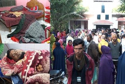 নারীকে গলাকেটে হত্যা, আহত স্বামীকে হাত-পা বাঁধা অবস্থায় উদ্ধার 