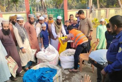 বরগুনায় জাটকা জব্দ  