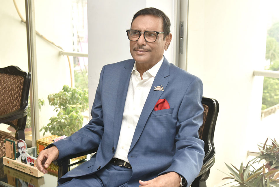 জনগণের সাড়া না পেয়ে মির্জা ফখরুলরা পাগলের প্রলাপ বকছেন : ওবায়দুল কাদের