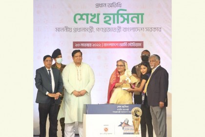নারী বাস্কেটবলে স্বর্ণপদক জিতল নর্থ সাউথ