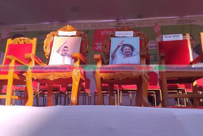 খালেদা জিয়া-তারেক রহমানের জন্য মঞ্চে আসন
