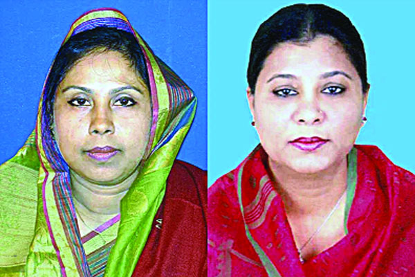 মহিলা লীগের সভাপতি চুমকি সম্পাদক শিলা