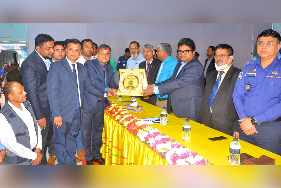 বগুড়া জেলা প্রশাসক জিয়াউল হকের বিদায় সংবর্ধনা