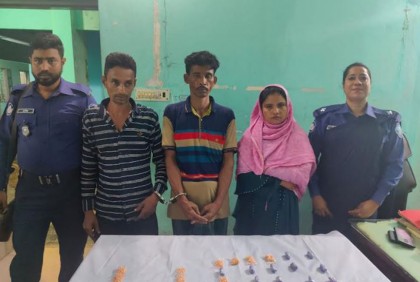নোয়াখালীতে কক্সবাজারের মাদক কারবারিসহ গ্রেফতার ৩