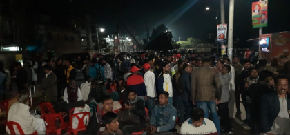 রাজশাহীর সমাবেশের দিকে বিএনপি নেতাকর্মীরা

