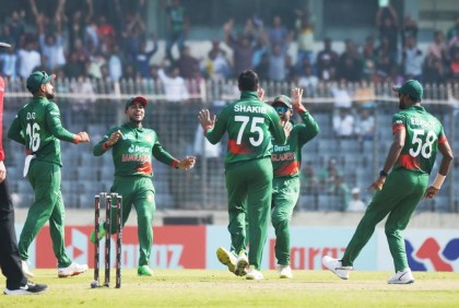 সাকিবের ঘূর্ণিতে ১৮৬ রানে অলআউট ভারত