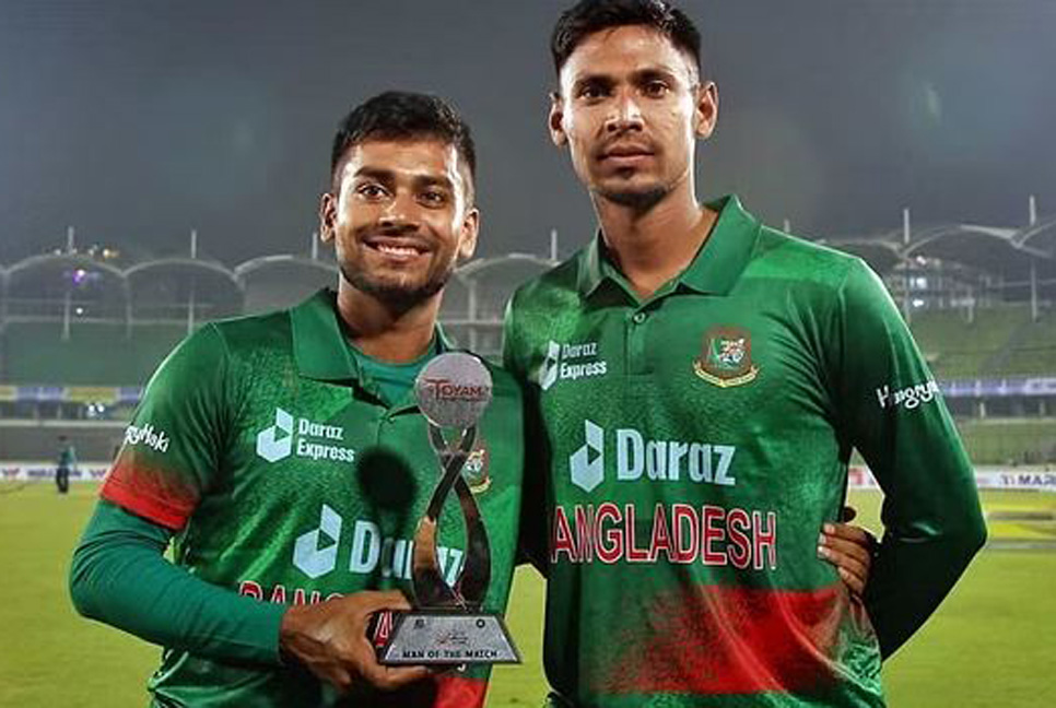 আমি আউট হবো না, মিরাজকে বলেছিলেন মুস্তাফিজ