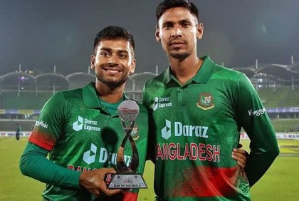 আমি আউট হবো না, মিরাজকে বলেছিলেন মুস্তাফিজ