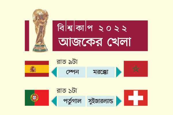 আজকের খেলা