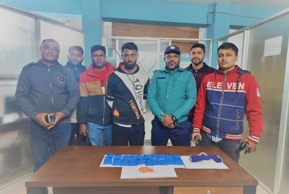 ইয়াবাসহ মাদক ব্যবসায়ী গ্রেফতার