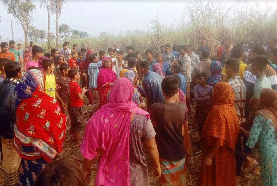 আখক্ষেত থেকে প্রবাস ফেরত নিখোঁজ যুবকের লাশ উদ্ধার