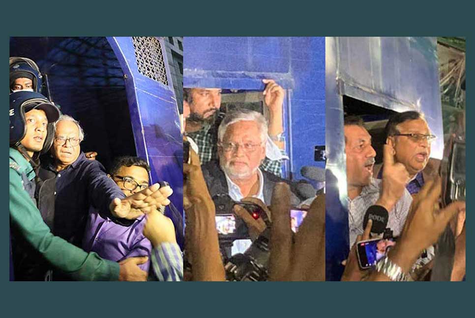 নয়াপল্টন থেকে রিজভী, আমানসহ শতাধিক নেতাকর্মী আটক 

