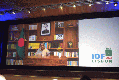 'গ্লোবাল অ্যাম্বাসেডর ফর ডায়াবেটিস' পুরস্কার পেলেন প্রধানমন্ত্রী