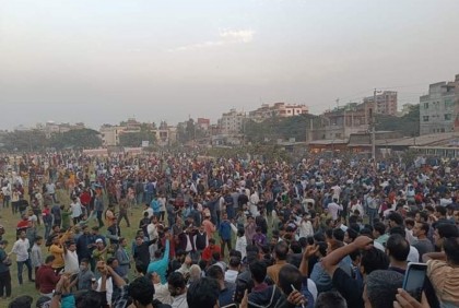 গোলাপবাগ মাঠে জড়ো হচ্ছেন বিএনপি নেতাকর্মীরা
