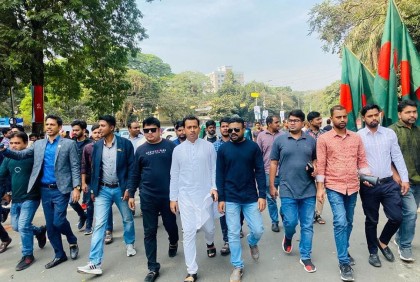 রাজধানীর অলিগলিতে আওয়ামী লীগ কর্মীদের অবস্থান