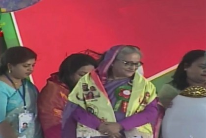 যুব মহিলা লীগের সম্মেলনের উদ্বোধন করলেন প্রধানমন্ত্রী