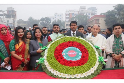 চাঁদপুরে বীর শহীদদের প্রতি সর্বস্তরের শ্রদ্ধা নিবেদন