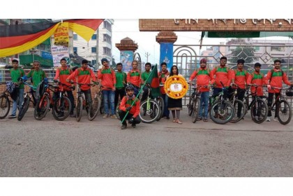 বিজয় দিবসে ১৬ সাইক্লিস্টের ১৬ কিলোমিটার শোভাযাত্রা