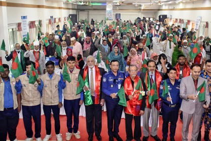 বগুড়ায় পুলিশ বীর মুক্তিযোদ্ধাদের সংবর্ধনা