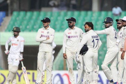 প্রতিরোধ গড়েও ১৮৮ রানের হার বাংলাদেশের