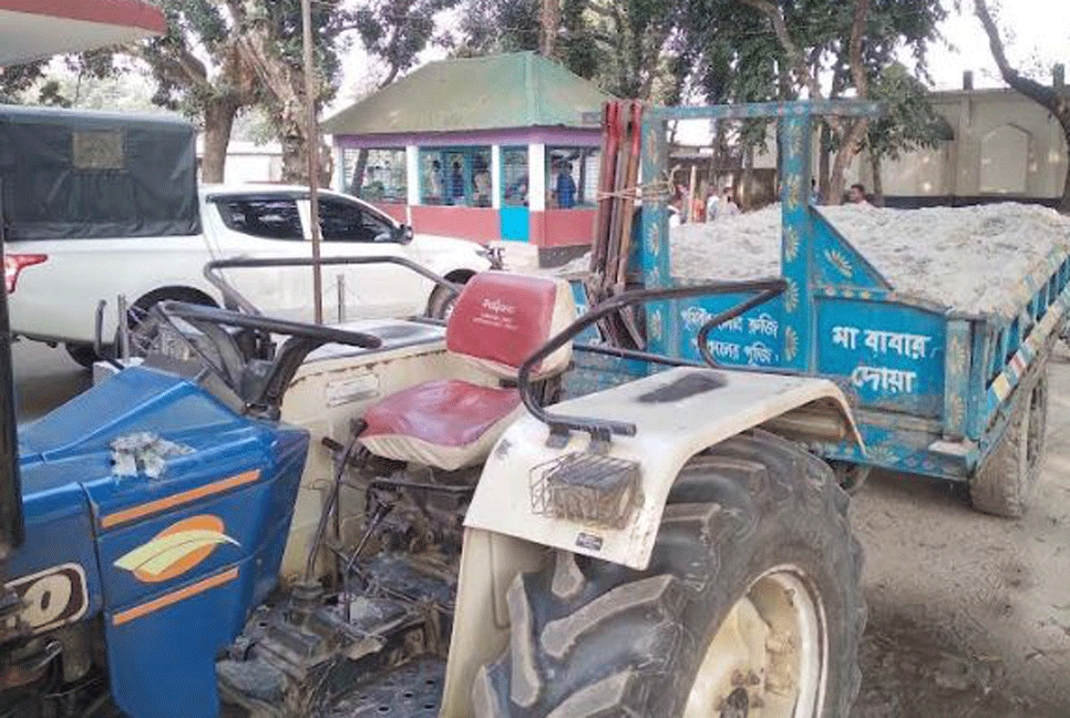 জলঢাকায় অবৈধভাবে বালু উত্তোলনের দায়ে ৭ জনের কারাদণ্ড