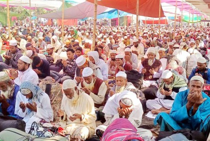 মুসলিম উম্মার শান্তি কামনায় সম্পন্ন বগুড়ার ইজতেমা