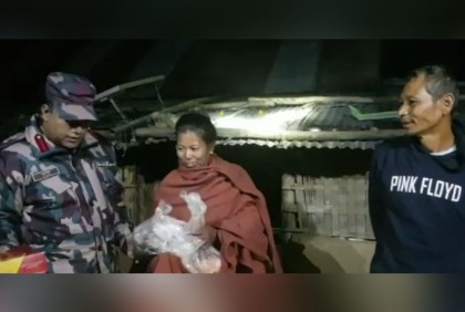 পাহাড়ে ২৩ বিজিবির অন্যরকম থার্টি ফার্স্ট নাইট উদযাপন