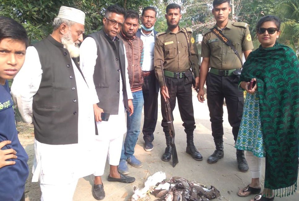 বরিশালে পাখি শিকার করায় এক ব্যক্তির কারাদণ্ড
