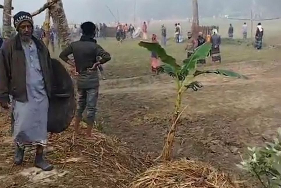নগরকান্দায় দুইদল গ্রামবাসীর মধ্যে সংঘর্ষ, আহত ১২