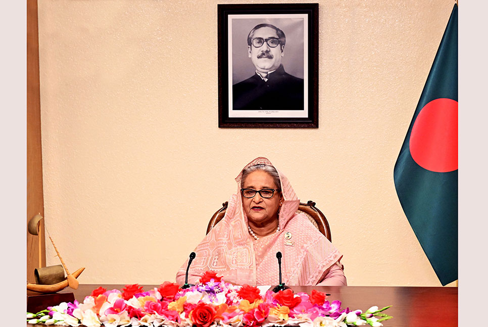 জাতির উদ্দেশে দেয়া প্রধানমন্ত্রীর পূর্ণাঙ্গ ভাষণ