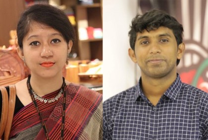 আবৃত্তি একাডেমির নেতৃত্বে তাহমিনা-বেলায়েত