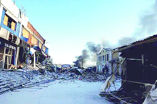 স্বঘোষিত যুদ্ধবিরতি শেষ করেই ব্যাপক হামলা