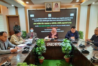 নেত্রকোনায় ফসল রক্ষায় একযোগে ১৪৬ পিআইসির কাজ চলমান