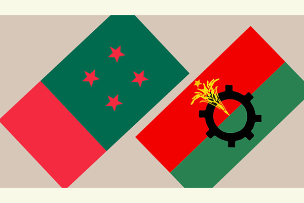 শোডাউনে বিএনপি, মাঠে আওয়ামী লীগ