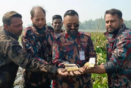 বেনাপোলে ৩.৩৫০ কেজি স্বর্ণ জব্দ