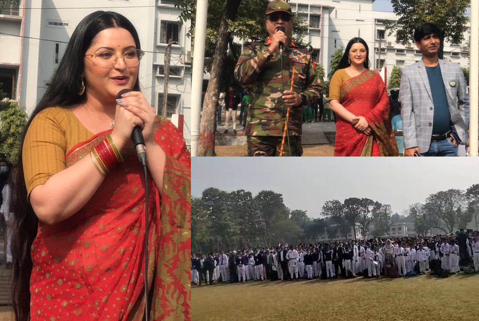 সিনেমার প্রচারণায় উচ্ছ্বসিত পরীমণি