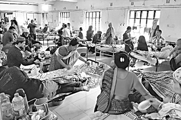 ঠান্ডায় পাহাড়ে বাড়ছে রোগী হাসপাতালে শয্যা সংকট