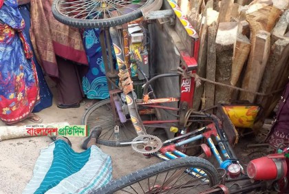 ফরিদপুরে ট্রাকচাপায় ভ্যানচালক নিহত
