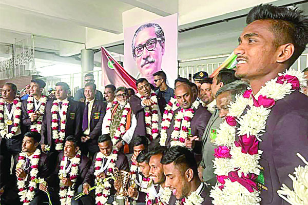 ওমানকে হারিয়ে শিরোপা জিতেছে বাংলাদেশ